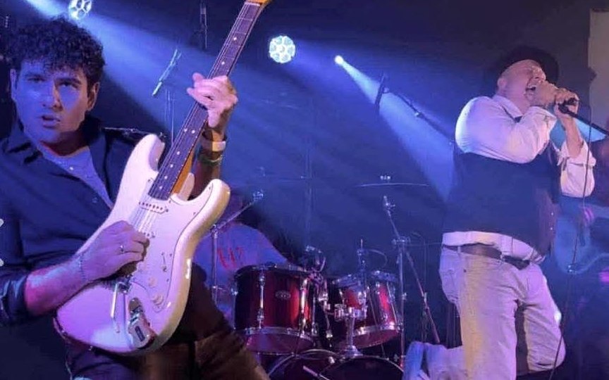Mostly Hip guitarist and singer performing